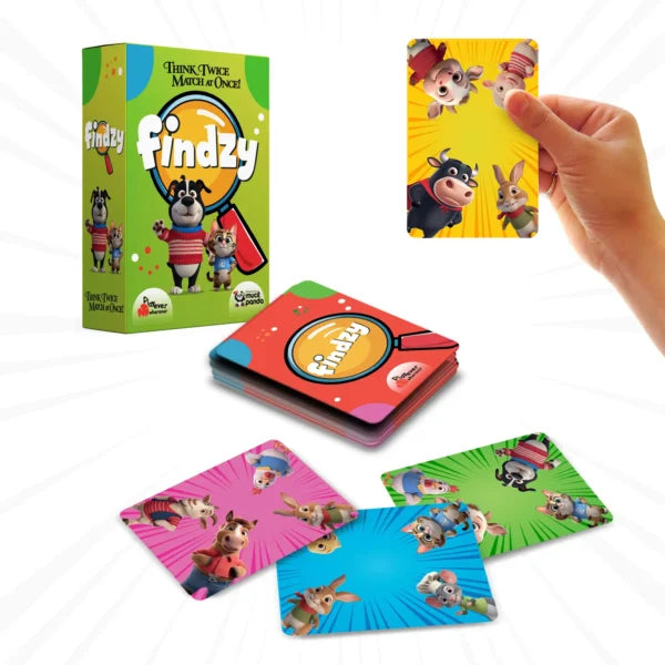 Findzy, Fun Card Game that Strengthens Attention (Ages 4-7)