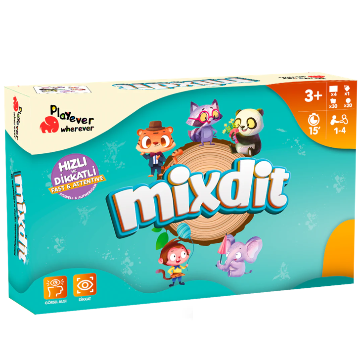 Mixdit, Board Game for Developing Attention and Visual Perception (Ages 3-6)