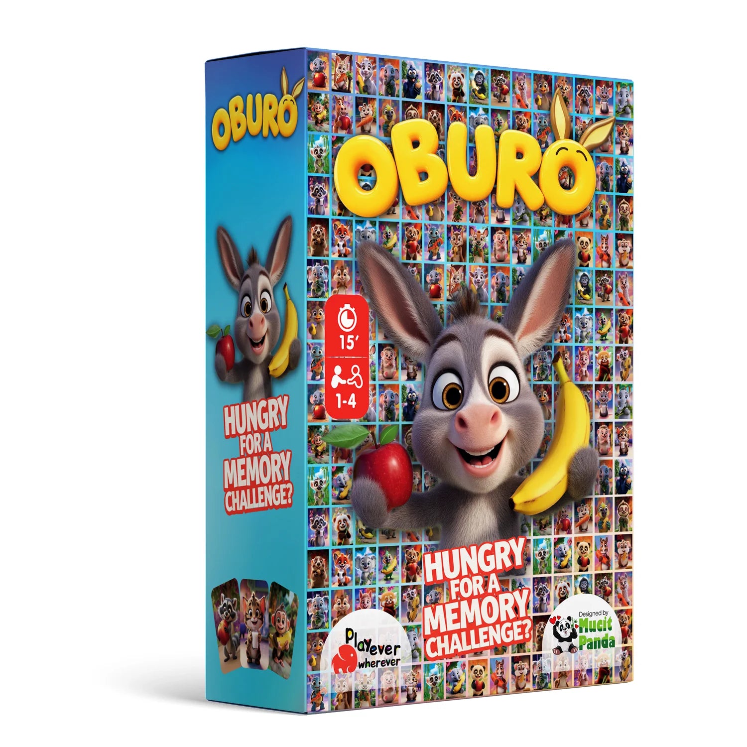 Oburo, Card Game for Developing Visual Memory (Ages 3-7)
