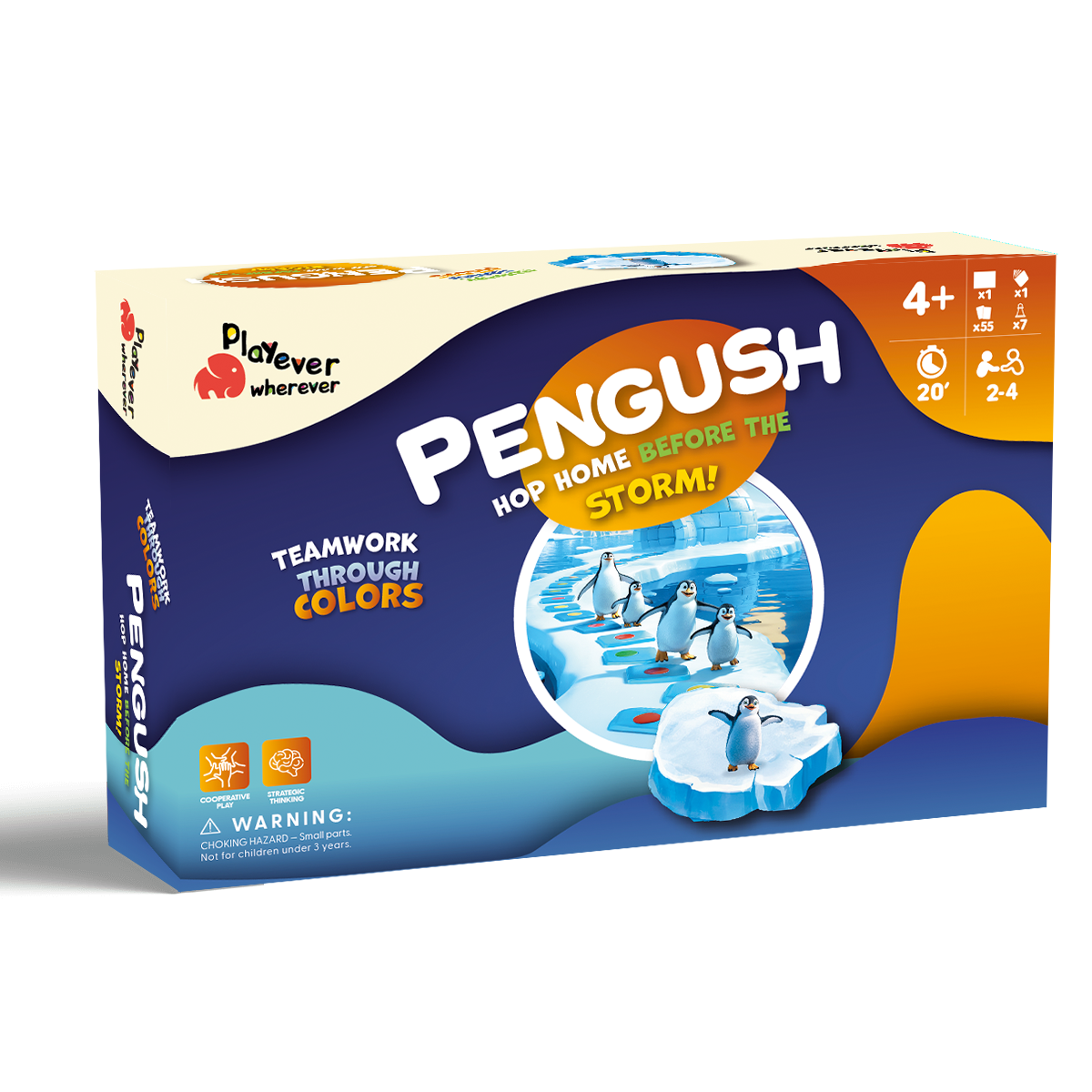 Pengush, Board Game supporting Cooperative Strategy