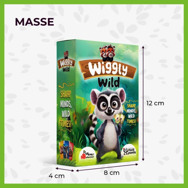 Wiggly Wild, Farb- und Zahlenkartenspiel (3-6 Jahre) – Bild 3