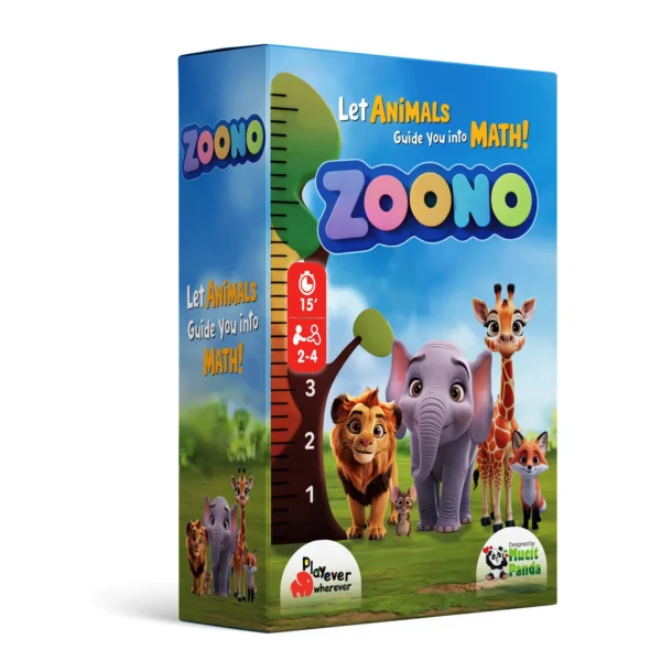 Zoono, Kartenspiel zum Erlernen von Zahlen und Zählen (3-5 Jahre)