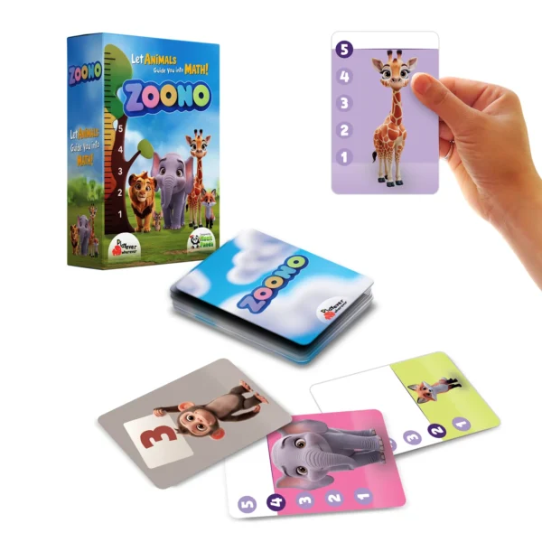 Zoono, Kartenspiel zum Erlernen von Zahlen und Zählen (3-5 Jahre) – Bild 3