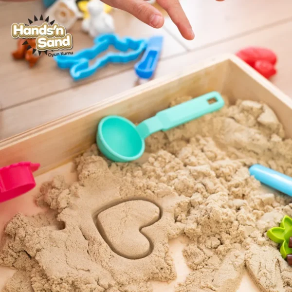 Playever Hands in Sand Natural Kinetic Play Sand 500 gr - Natural - Image 5