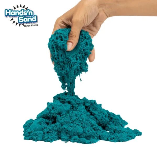 Playever Hands in Sand Natural Kinetic Play Sand 500 gr - Blue - Image 4