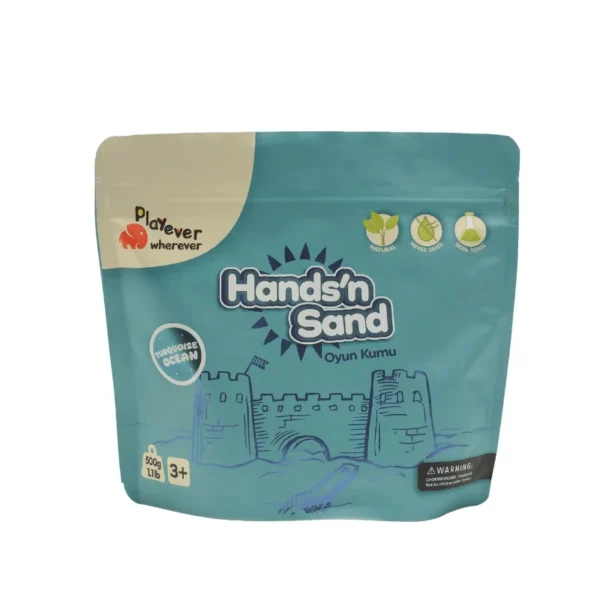 Playever Hands in Sand Natural Kinetic Play Sand 500 gr - Blue - Image 8