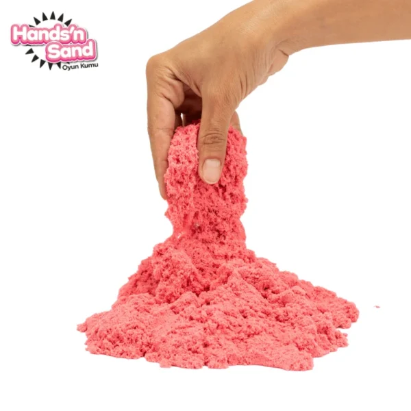 Playever Hands'n Sand Natural Kinetic Play Sand 500g - Pink - Image 4