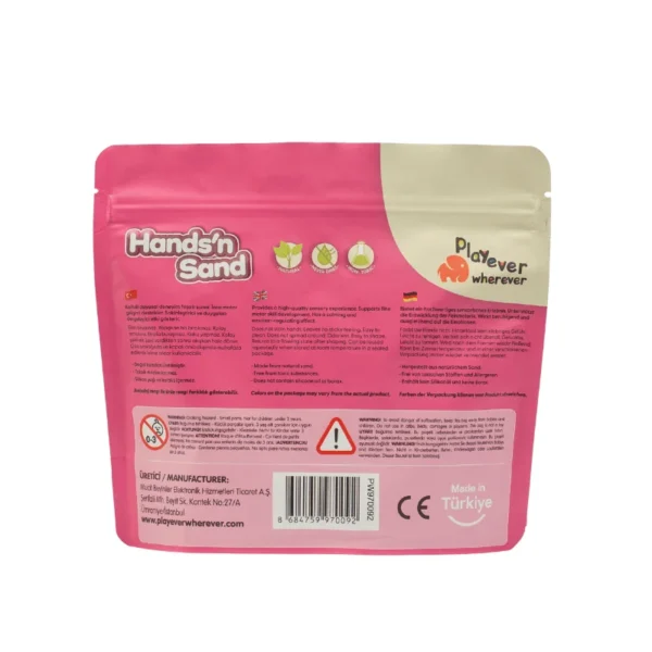 Playever Hands'n Sand Natural Kinetic Play Sand 500g - Pink - Image 8