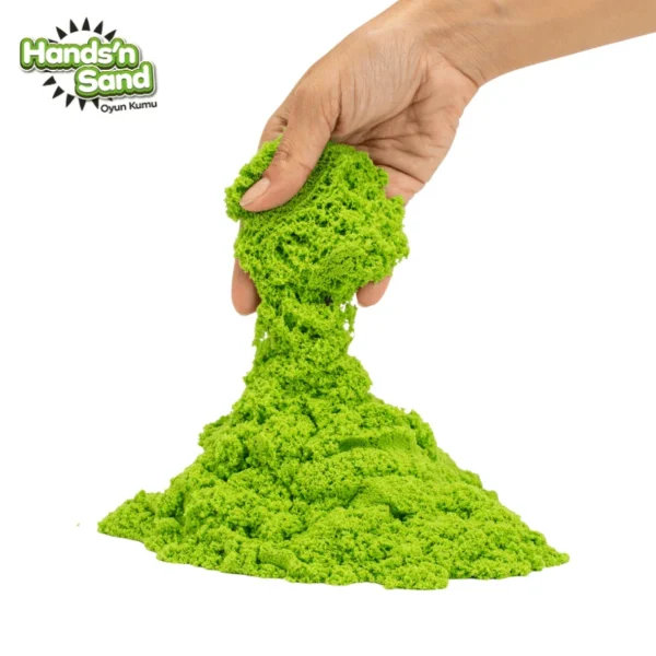 Playever Hands in Sand Natural Kinetic Play Sand 500 gr - Green - Image 4