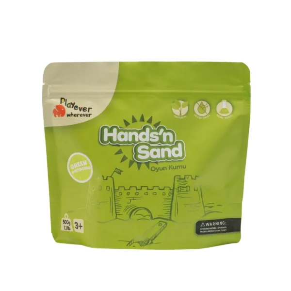 Playever Hands in Sand Natural Kinetic Play Sand 500 gr - Green - Image 8