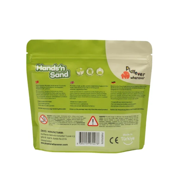 Playever Hands in Sand Natural Kinetic Play Sand 500 gr - Green - Image 7